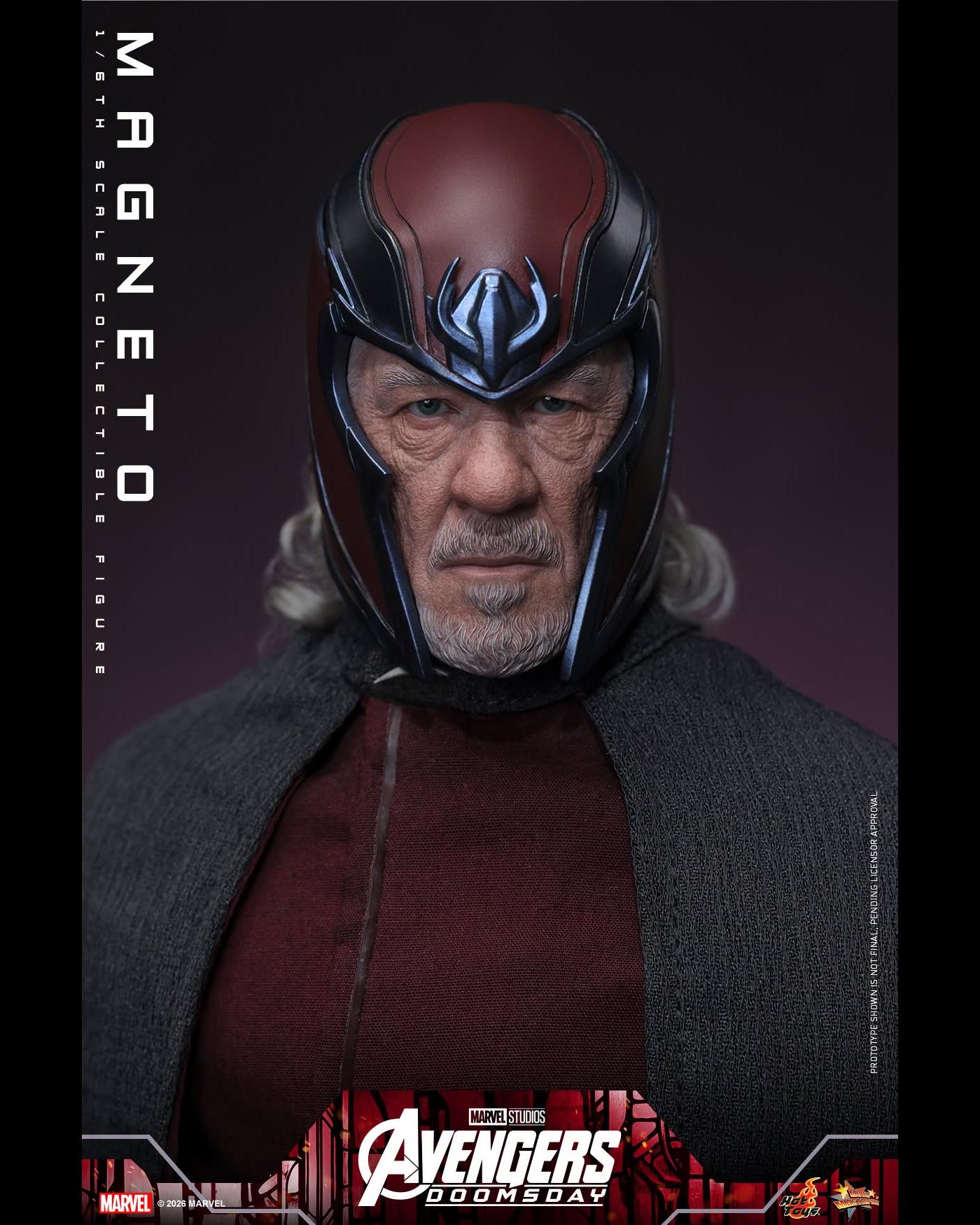 Hot Toys MMS912 1/6 Avengers Doomsday Magneto (Regular Ver.)