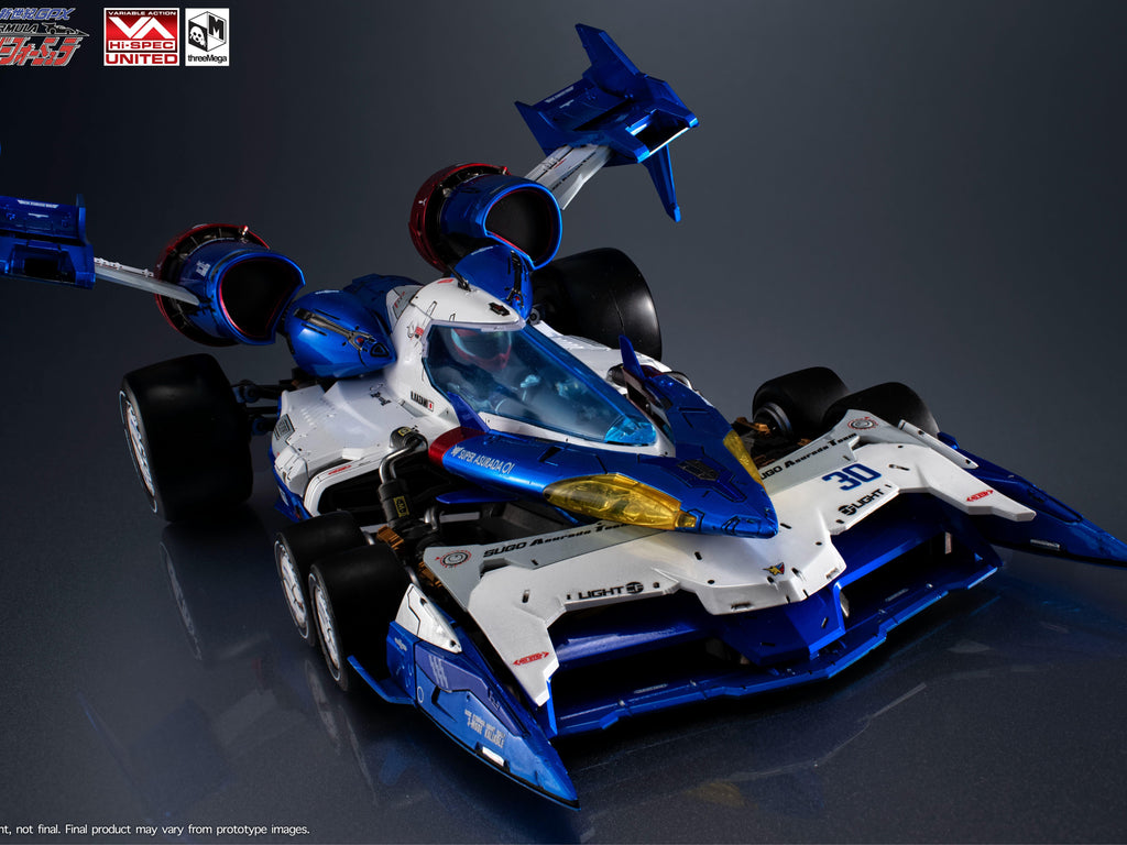 Threezero 3M0562 1/18 Future GPX Cyber Formula VARIABLE ACTION Hi-SPEC UNITED FUTURE GPX CYBER FORMULA SUPER ASURADA 01