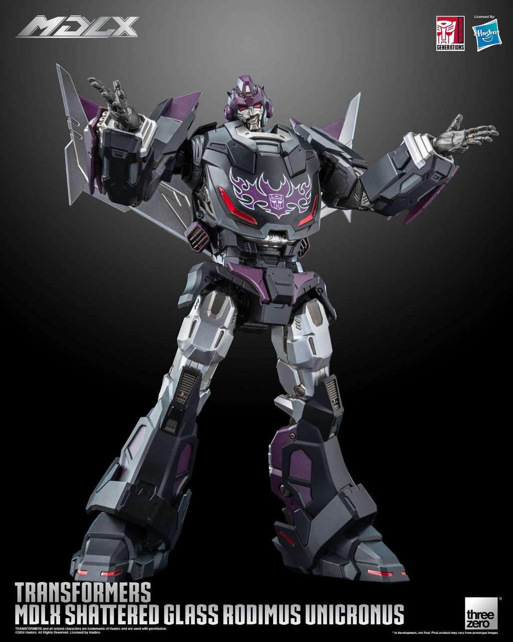 Threezero 3Z0717 Transformers - MDLX Shattered Glass Rodimus Unicronus