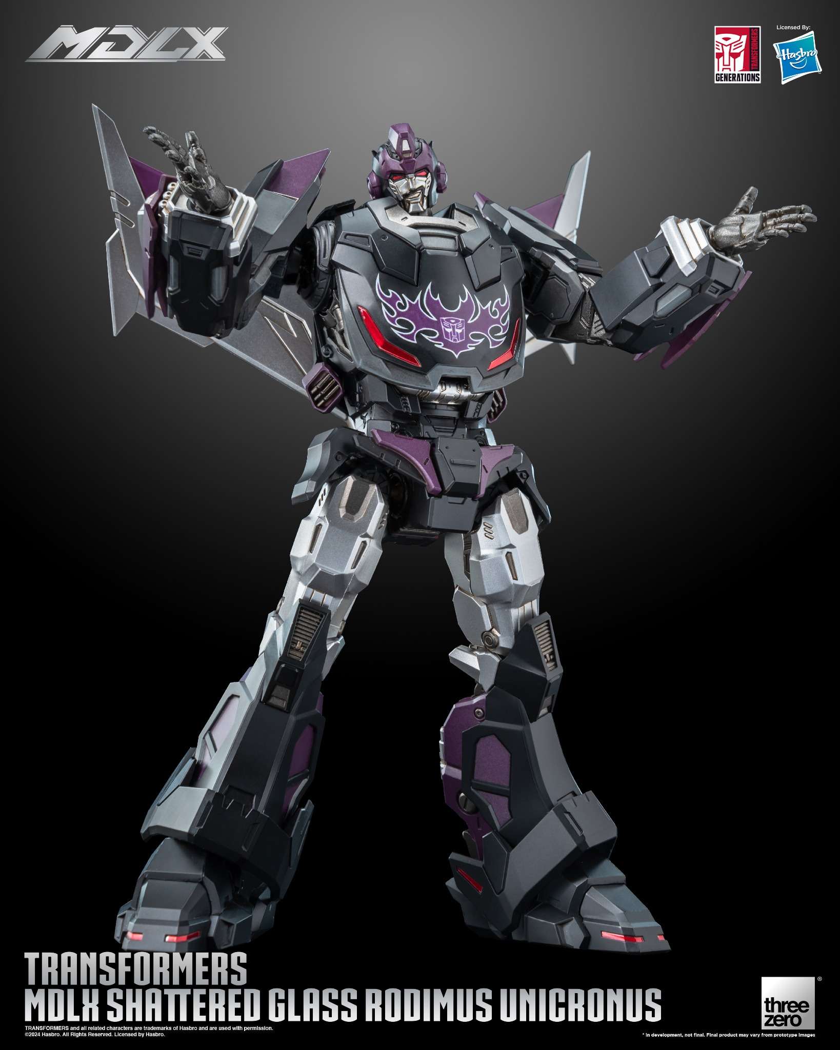 Threezero 3Z0717 Transformers - MDLX Shattered Glass Rodimus Unicronus