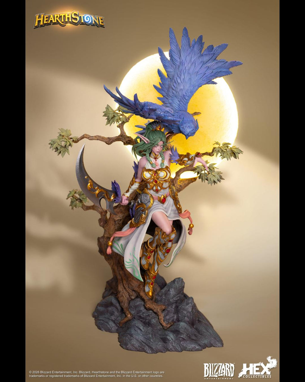 HEX Collectibles x Blizzard HEXHS19 Signature World of Warcraft : Tyrande Whisperwind Statue
