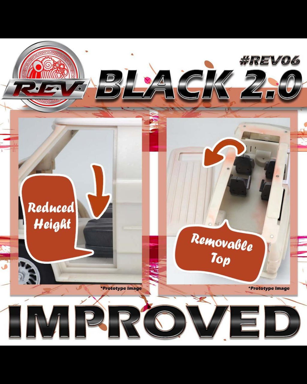 Ramen Toy REV06 1/12 Ramen Economical Van 2.0 (Black)