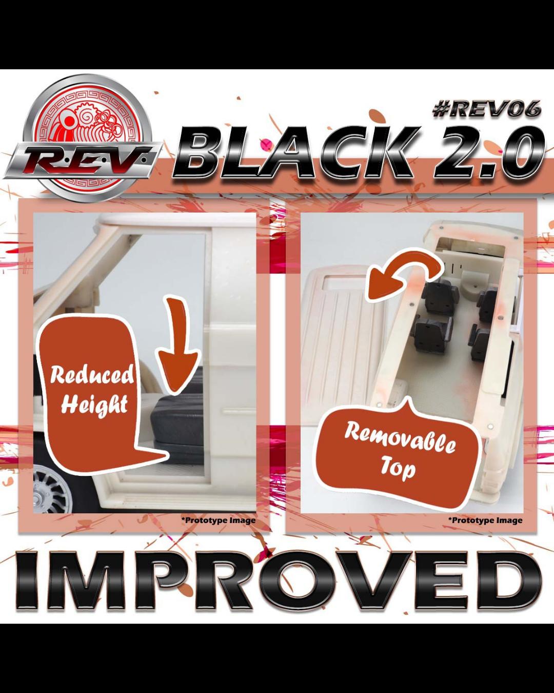 Ramen Toy REV06 1/12 Ramen Economical Van 2.0 (Black)