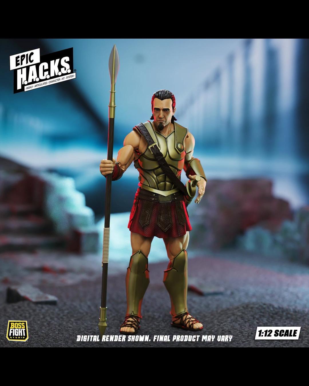Boss Fight Studio 1/12 Epic HACKS Core Wave 2 :  Spartan Warrior (Pride of Sparta) USD 38
