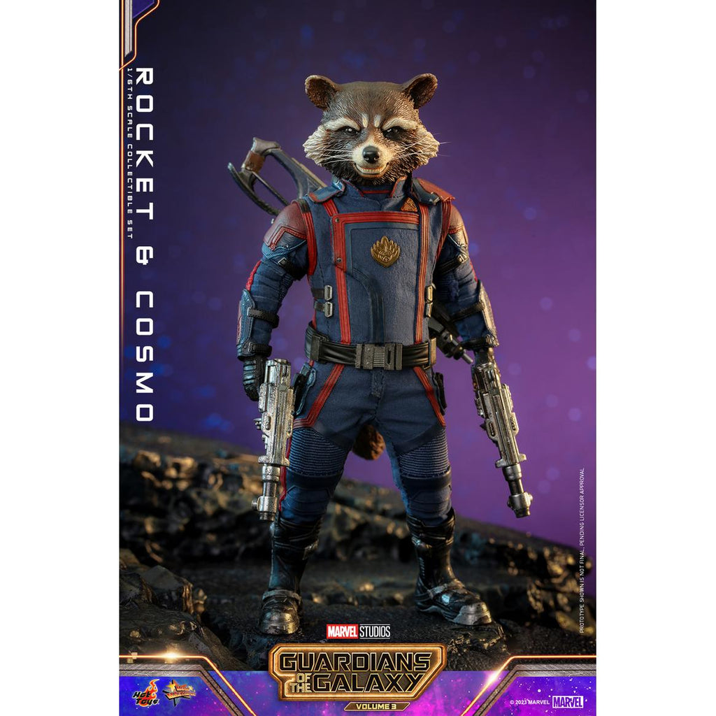 Hot Toys MMS708 1/6 Guardians of the Galaxy Vol. 3 : Rocket & Cosmo