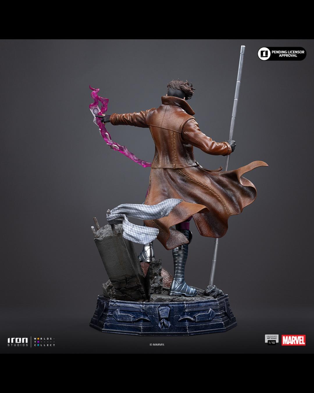 Iron Studios Unleashed Art Scale 1/10 Marvel X-Men Gambit Statue