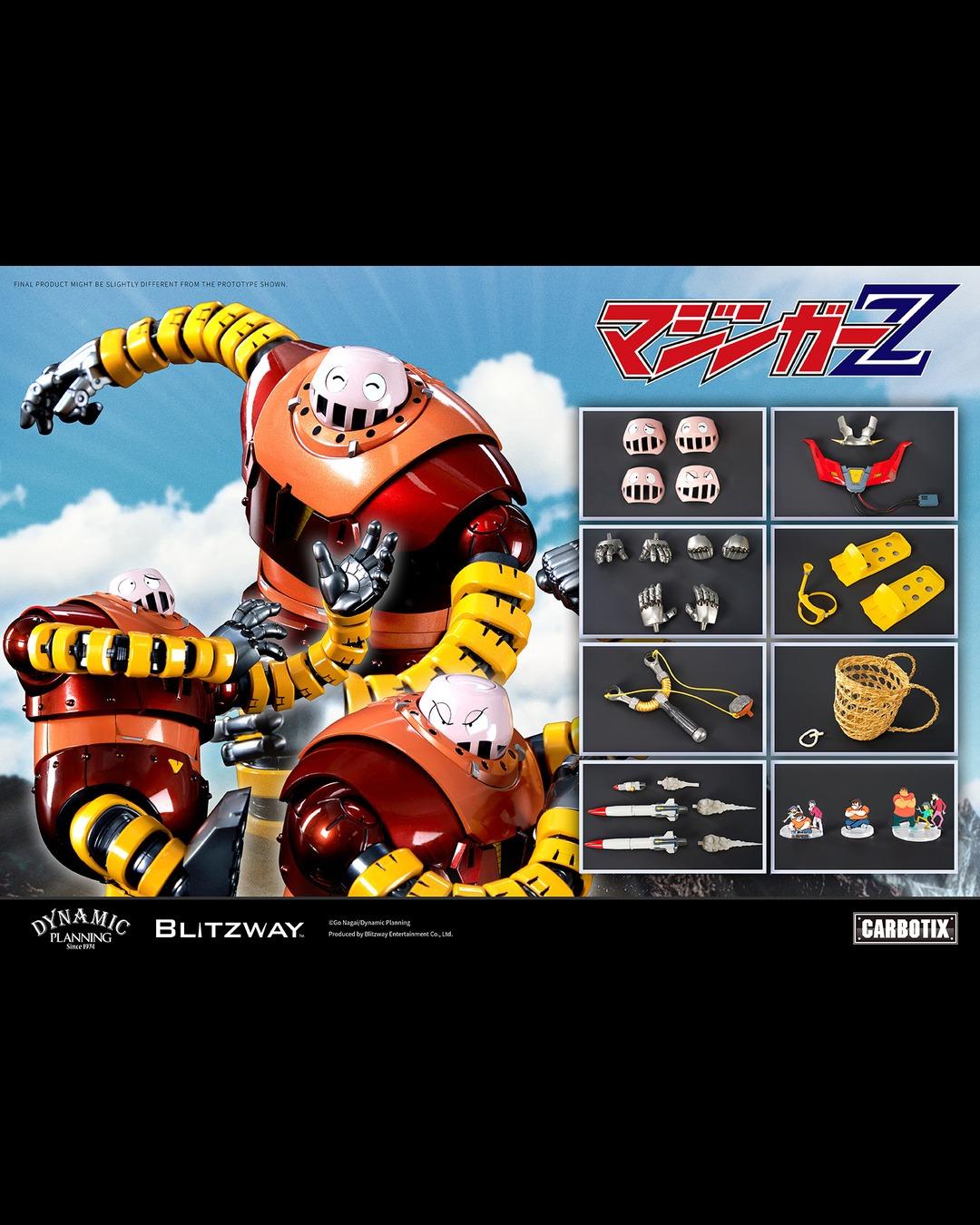 Blitzway Carbotix BW-CA-12101 Mazinger Z Classic Original BOSS BOROT