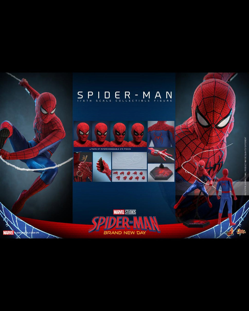 Hot Toys MMS892 1/6 Spider-Man : Brand New Day - Spider-Man (Regular Edition)
