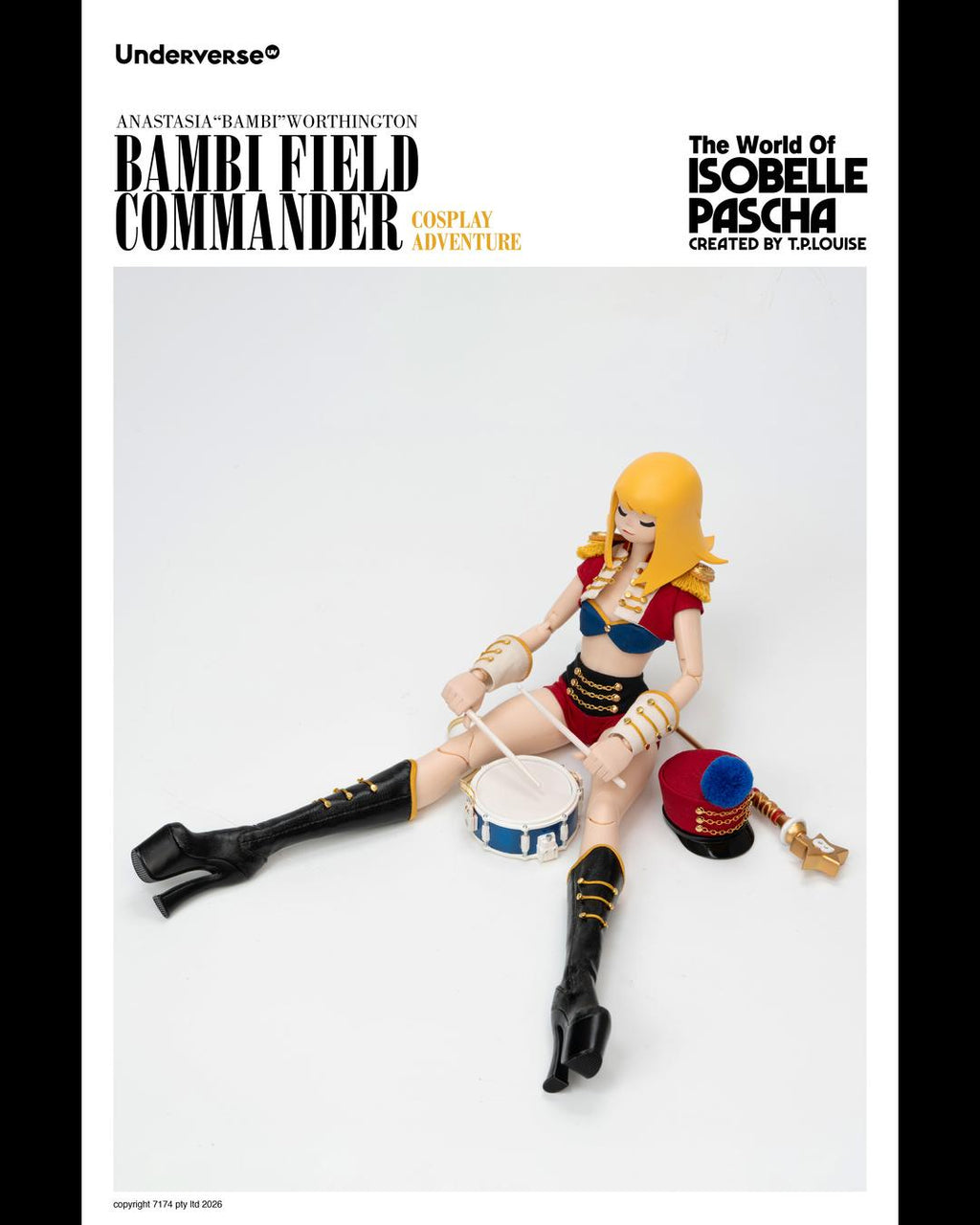 Underverse UV202615-1 1/6 Isabelle Pasha Series Cosplay Series Field Commander Bambi