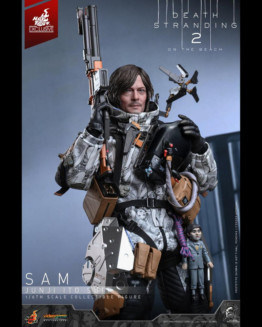 Hot Toys Exclusive VGM89 1/6 Death Stranding 2 On the Beach - Sam (Junji Ito Suit)