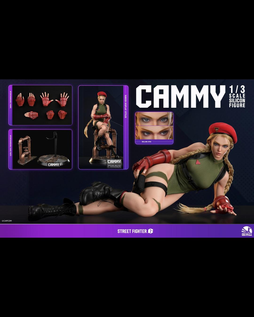 Infinity Studio GJKD0004 1/3 Street Fighter 6 Cammy (Silicone Figure)