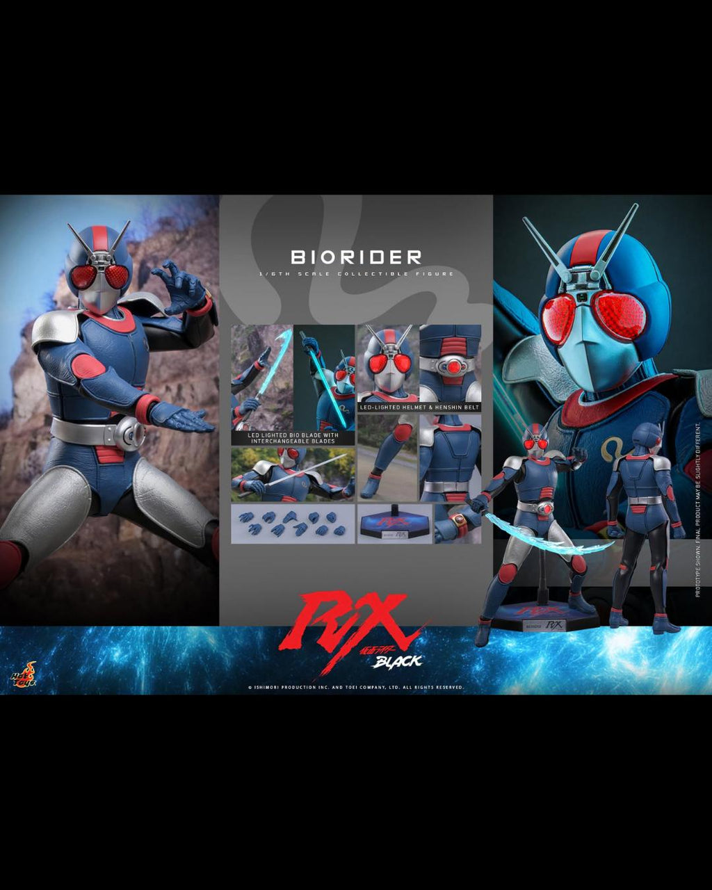Hot Toys TMS180 1/6 Kamen Rider Black RX - BioRider