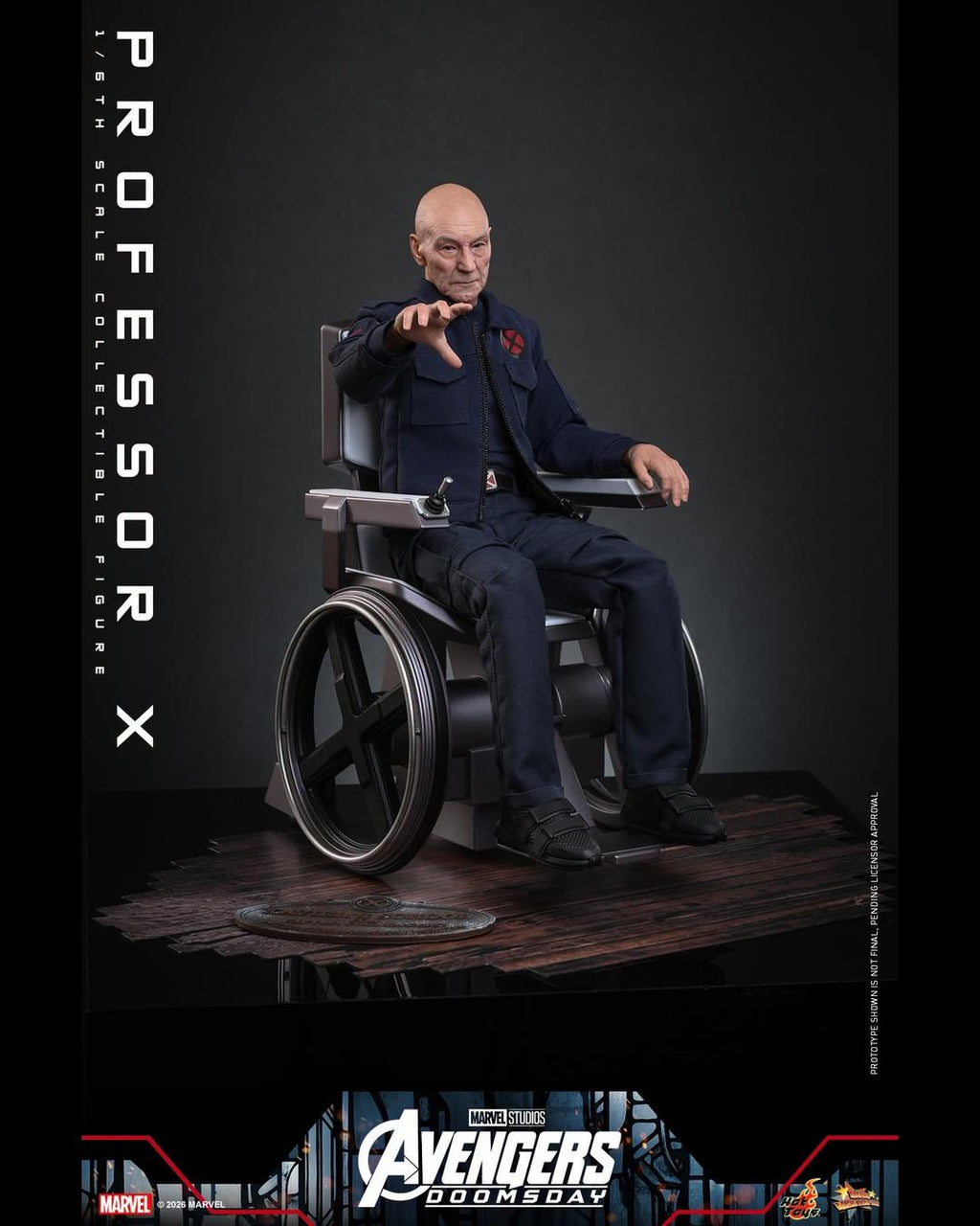 Hot Toys MMS917 1/6 Avengers Doomsday Professor X
