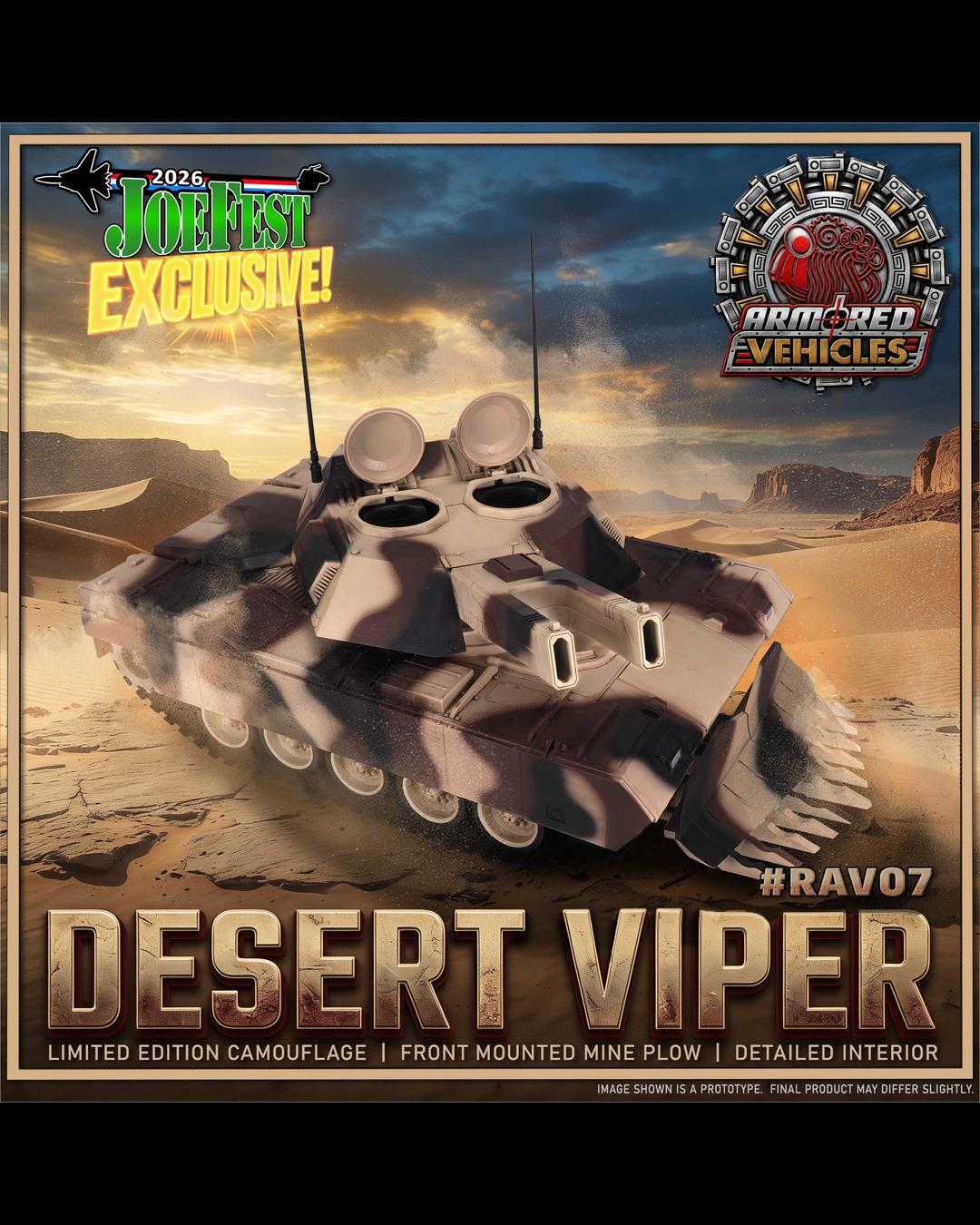 Ramen Toy RAV07 1/12 Armored Vehicles : Desert Viper Tank