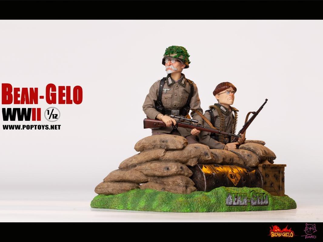 POP TOYS SPS002 1/12 Two Man Battlefield Platform Diorama Scene