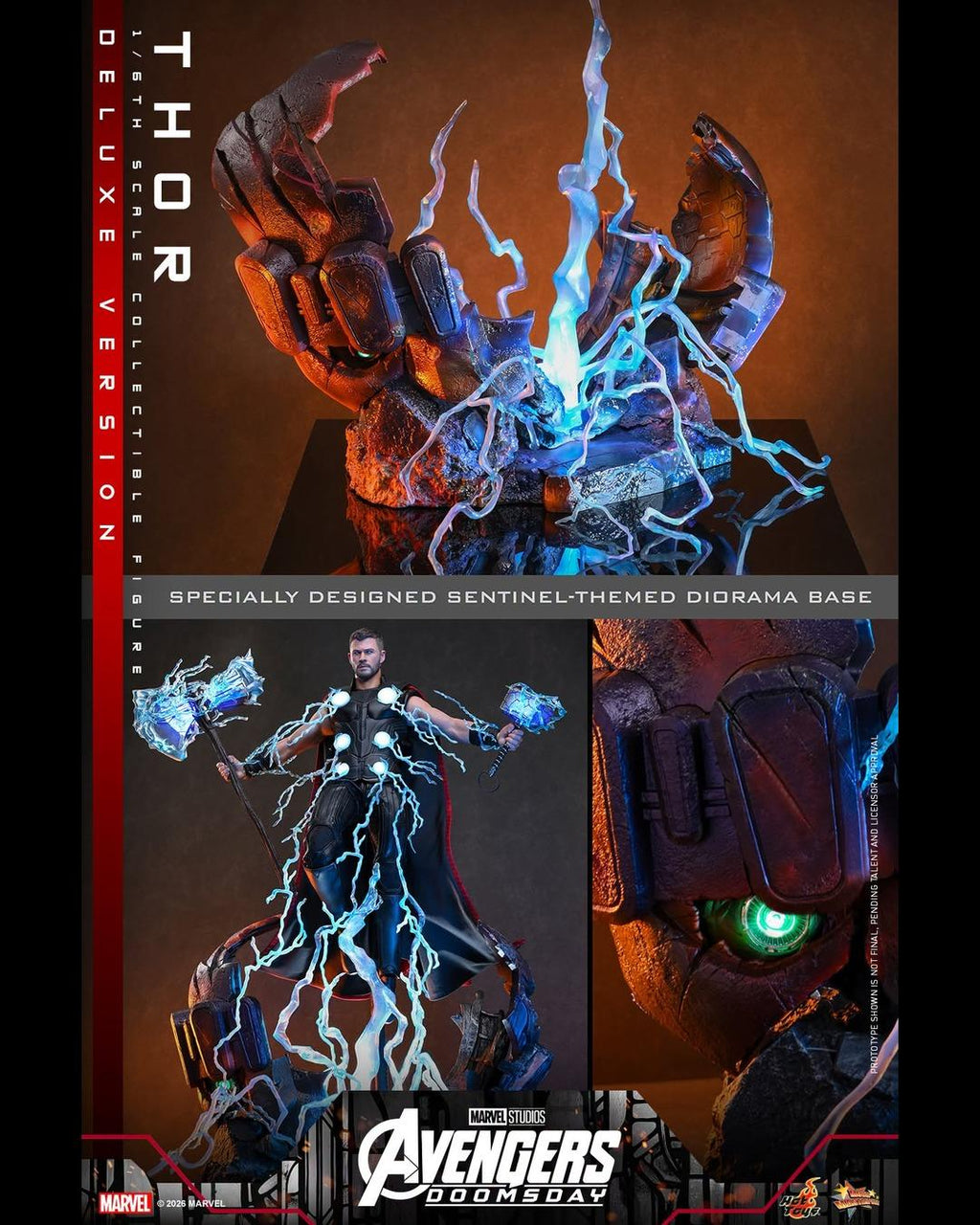 Hot Toys MMS919 1/6 Avengers Doomsday Thor (DX Ver.)