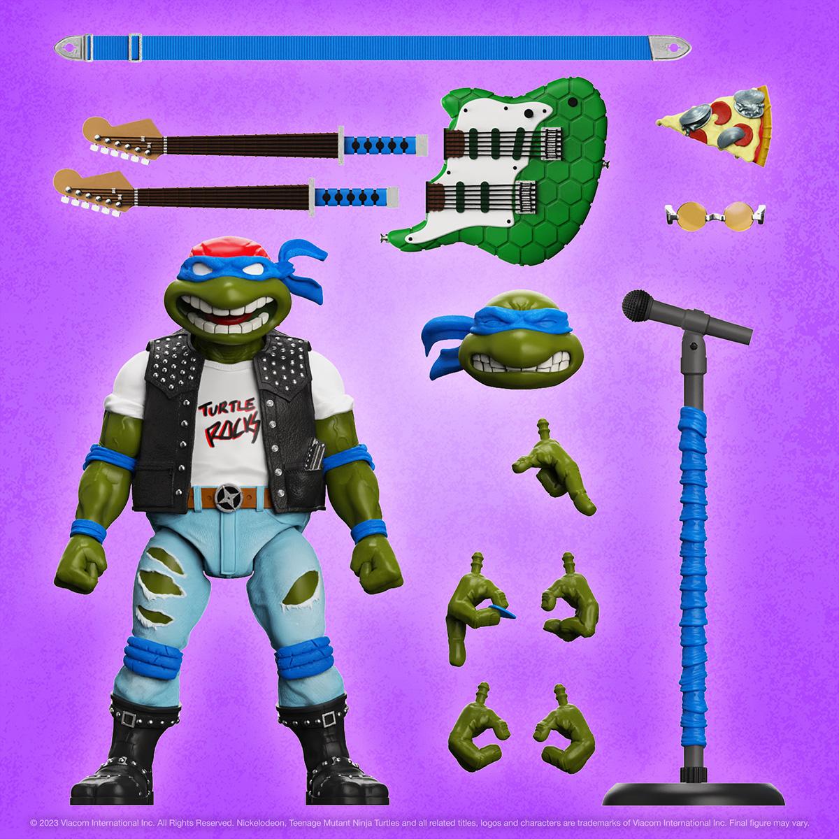 Super7 ULTIMATES! TMNT Wave 10 Classic Rocker Leonardo
