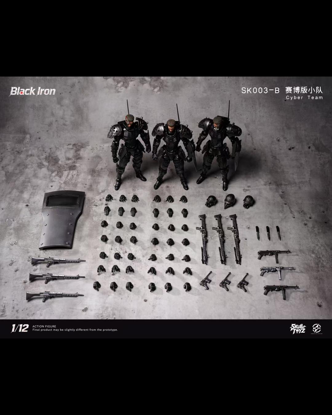 Skull Toyz x Snake SK003-B 1/12 Black Iron (Cyber Team)