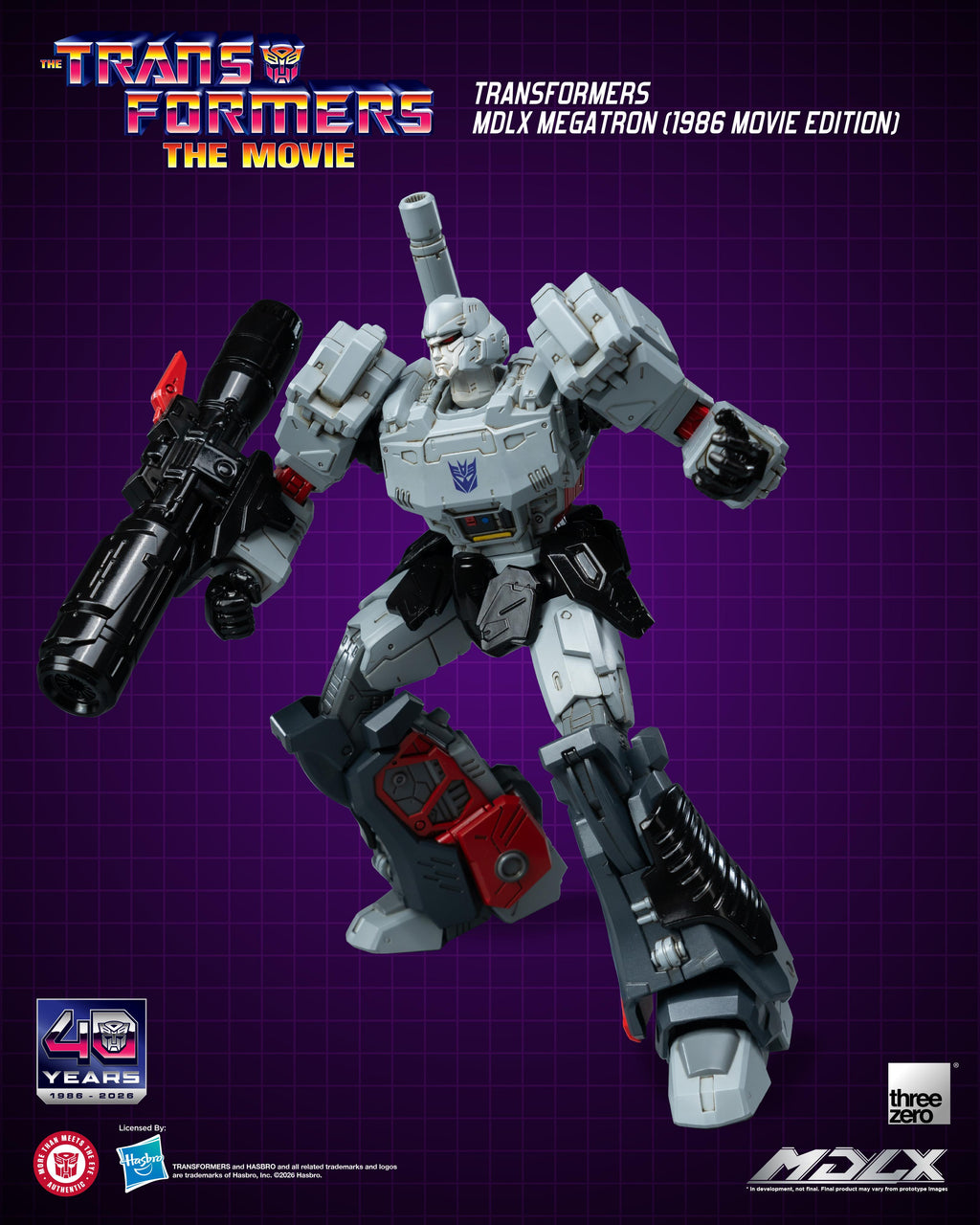 Threezero 3Z1163 Transformers MDLX Megatron (1986 Movie Edition)