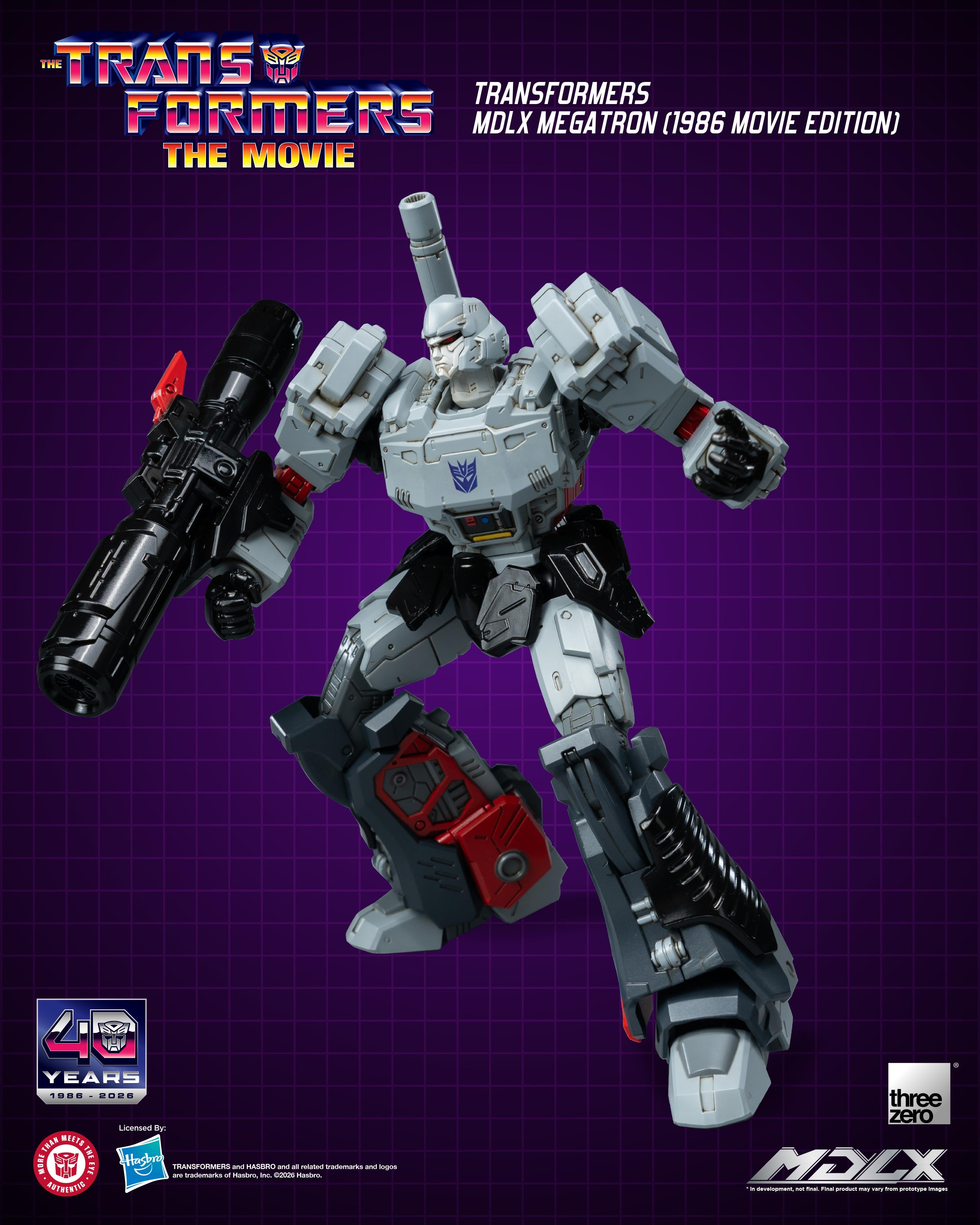 Threezero 3Z1163 Transformers MDLX Megatron (1986 Movie Edition)