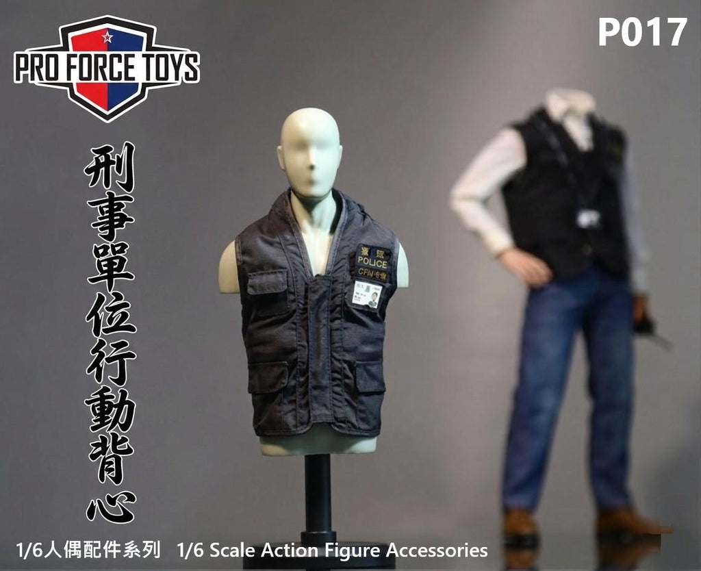 Pro Force Toys P017 1/6 Criminal Investigation Unit Tactical Vest Accessory Pack