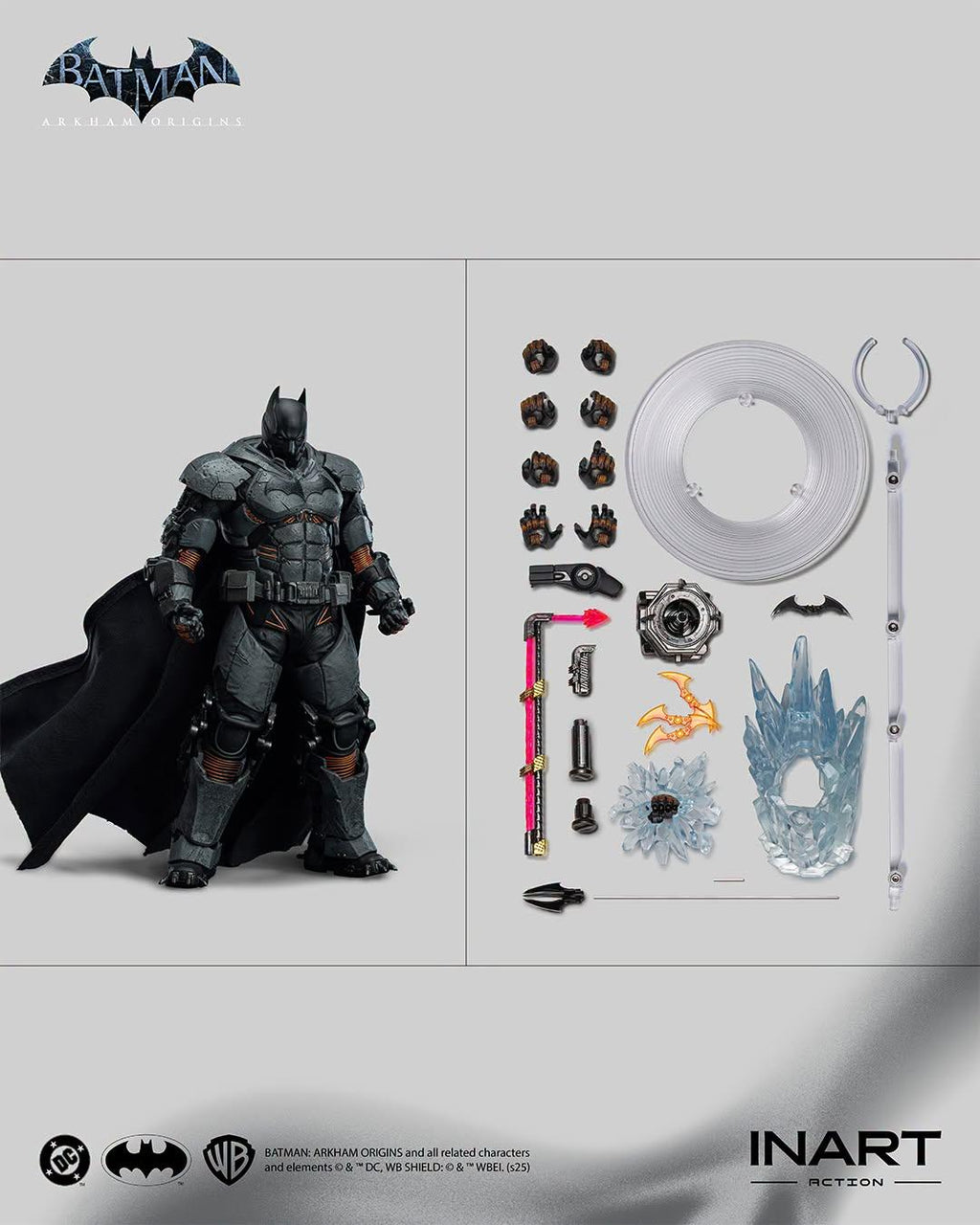 INART Action MaG-G0013 1/12 Batman : Arkham Origins - Batman (XE Suit)