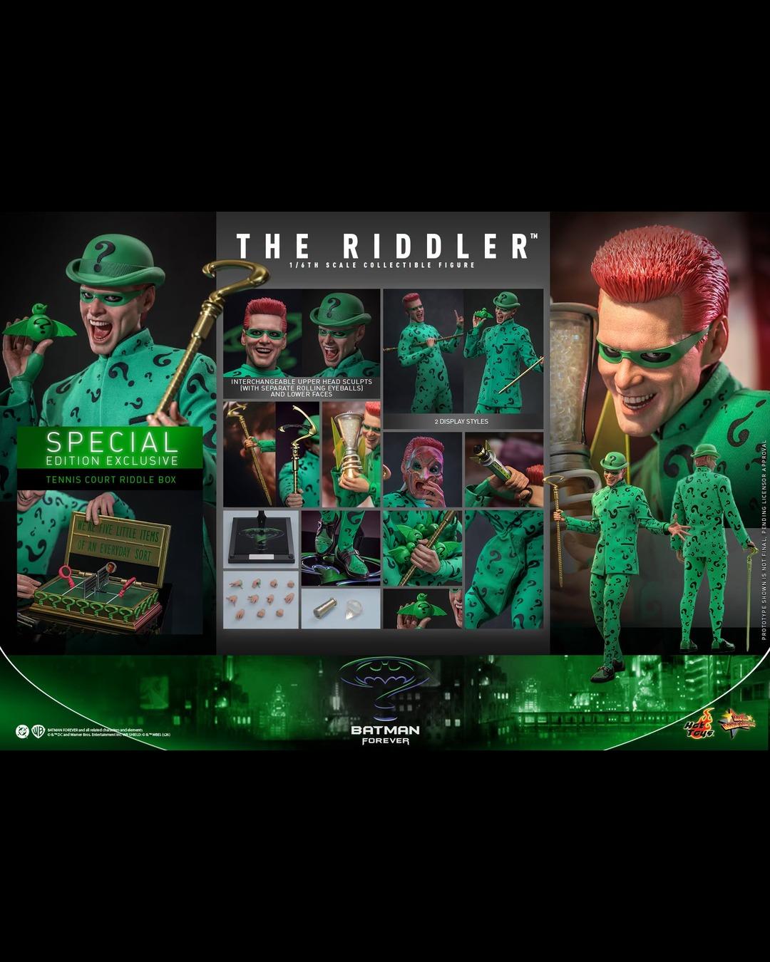 Hot Toys MMS926B 1/6 Batman Forever : The Riddler (Special Edition)