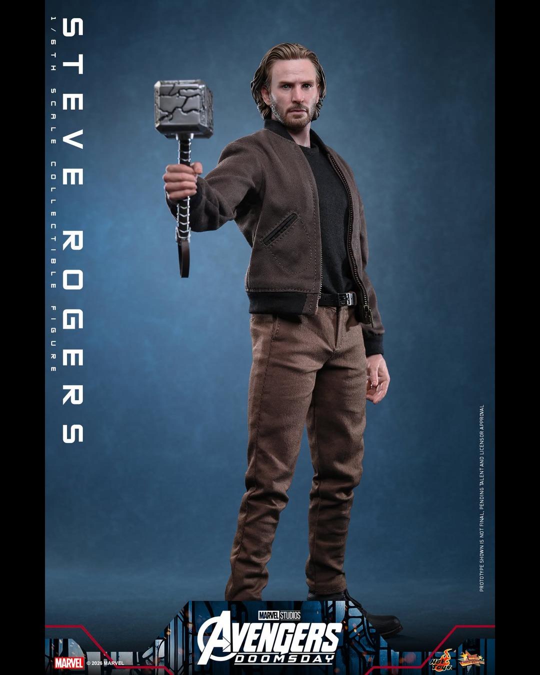 Hot Toys MMS928 1/6 Avengers Doomsday : Steve Rogers (Regular Edition)