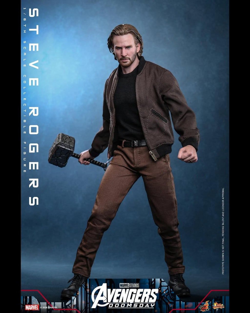 Hot Toys MMS928B 1/6 Avengers Doomsday : Steve Rogers (Special Edition)