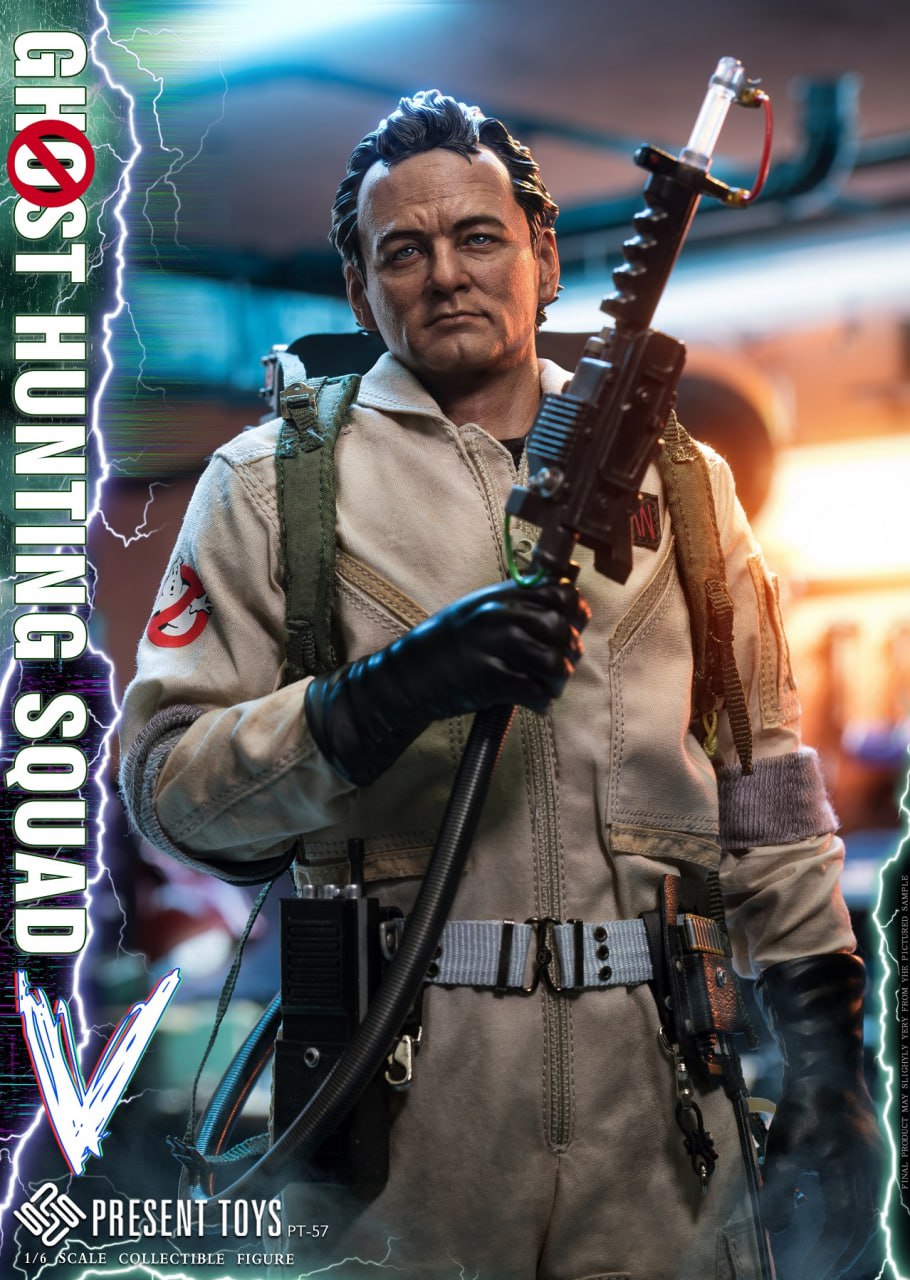 PRESENT TOYS PT-SP57 1/6 Ghost Hunting Squad Venkman [Set Only]