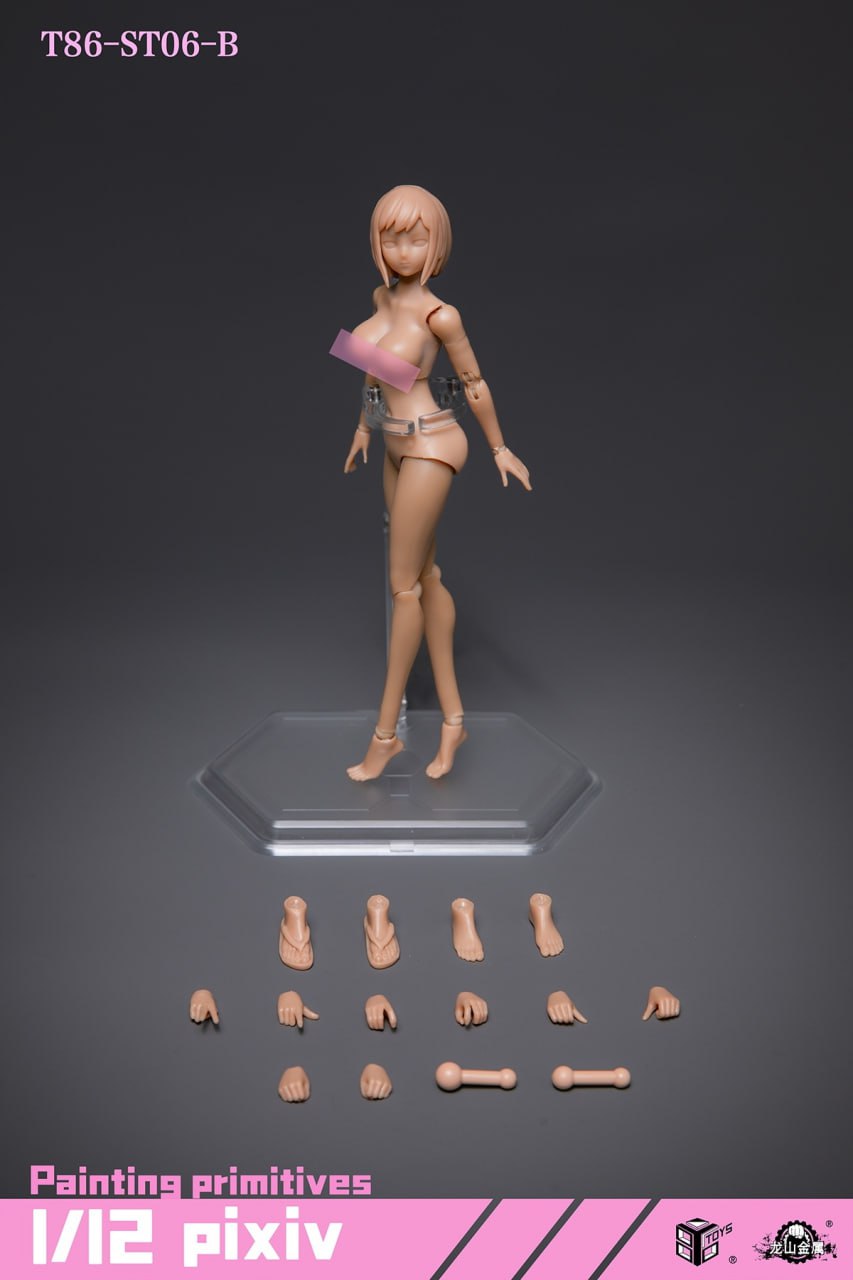 86TOYS T86-ST05-06 1/12 Semi-Seamless Female Body - T86-ST05-B