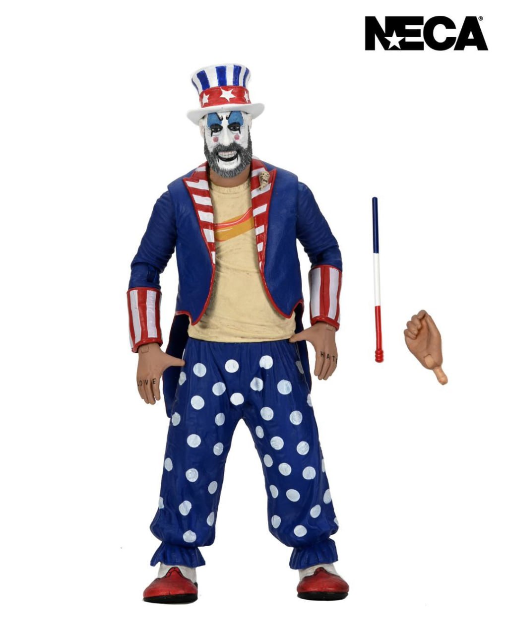NECA House of 1000 Corpses 7" Captain Spaulding (Tailcoat)