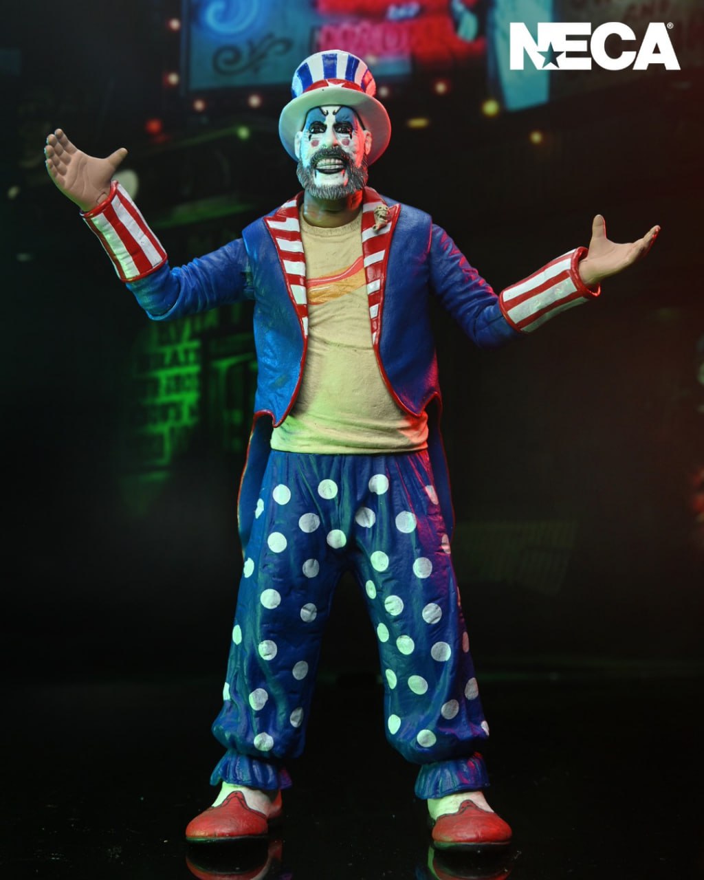 NECA House of 1000 Corpses 7" Captain Spaulding (Tailcoat)