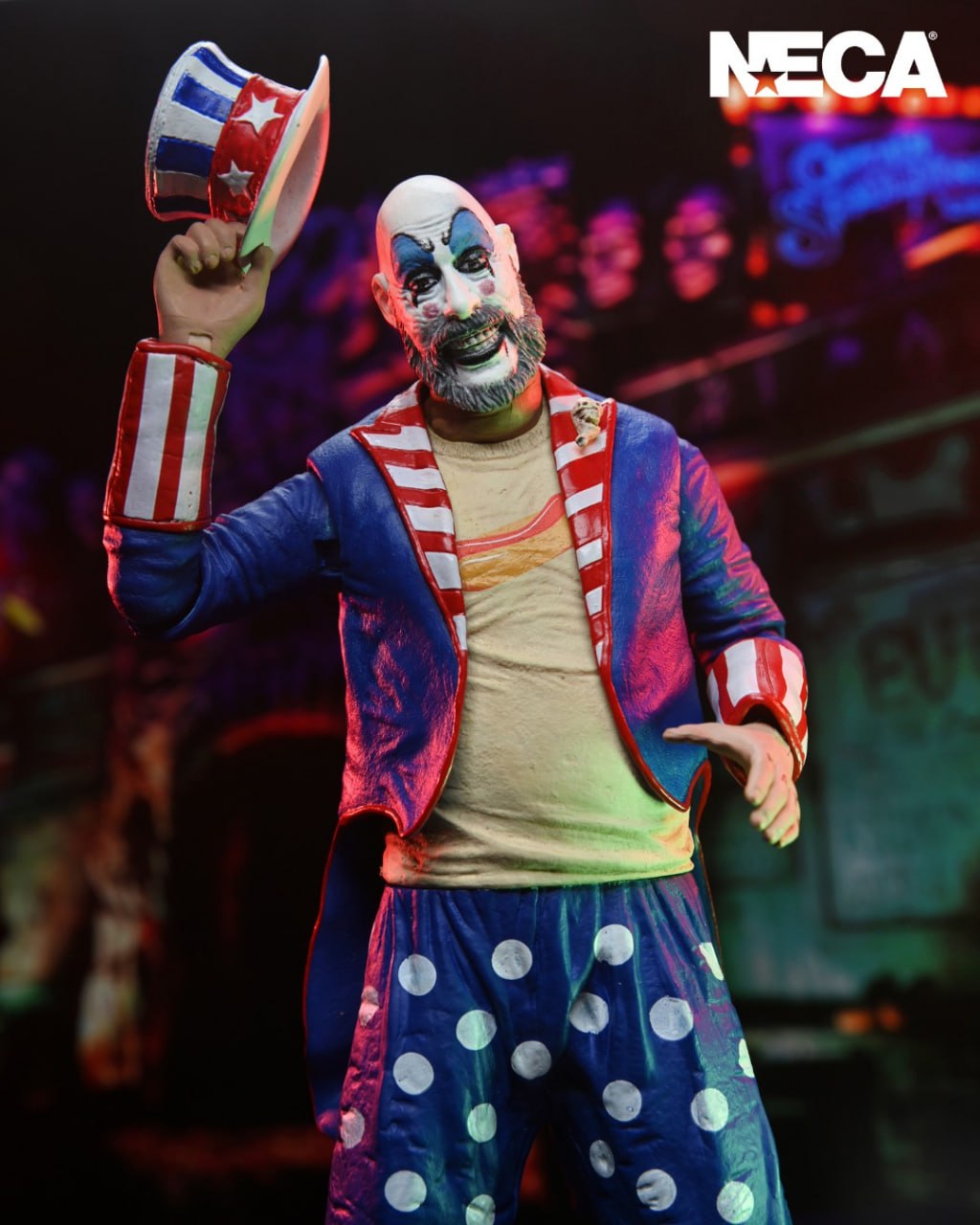 NECA House of 1000 Corpses 7" Captain Spaulding (Tailcoat)