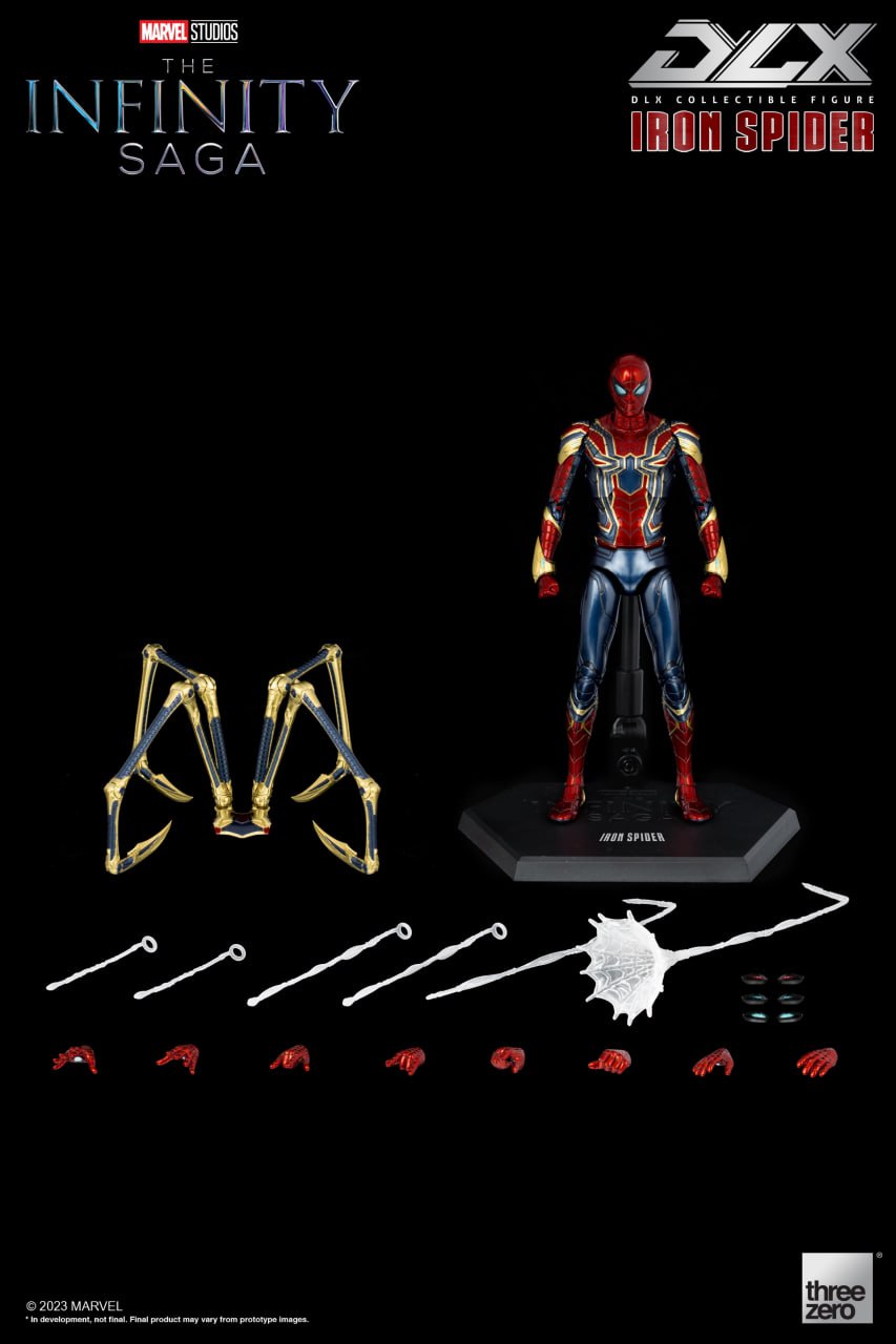 Threezero 3Z0270 1/12 The Infinity Saga - DLX Iron Spider