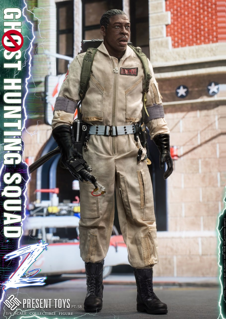 PRESENT TOYS PT-SP58 1/6 Ghost Hunting Squad Zeddemore [Set Only]