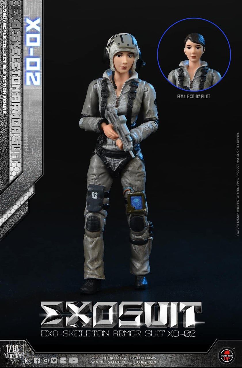 Soldier Story SSE002 1/18 EXOSUIT Exo-Skeleton Armor Suit XO-02