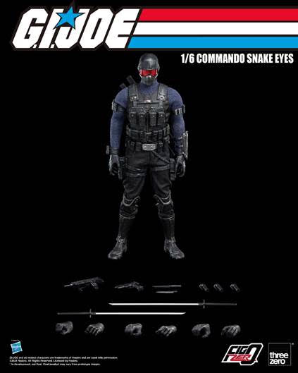 Threezero 3Z0215 1/6 G.I. Joe : Snake Eyes