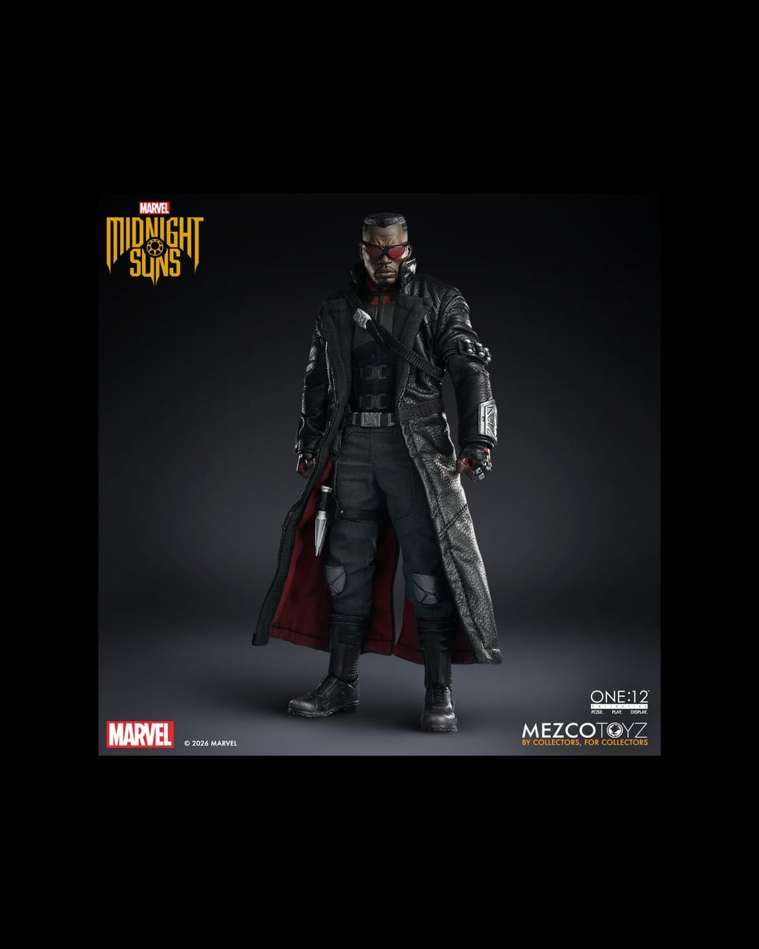 Mezco Toyz ONE:12 Collective Marvel Midnight Suns Blade